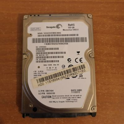 Лот: 19085198. Фото: 1. Жесткий диск Seagate 500 GB. Жёсткие диски (HDD)