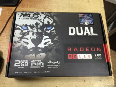 Лот: 9854426. Фото: 1. Новая Видеокарта ASUS AMD 2048Mb... Видеокарты