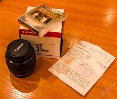 Лот: 2441882. Фото: 1. Объектив canon 35 mm f/2 ef. Объективы