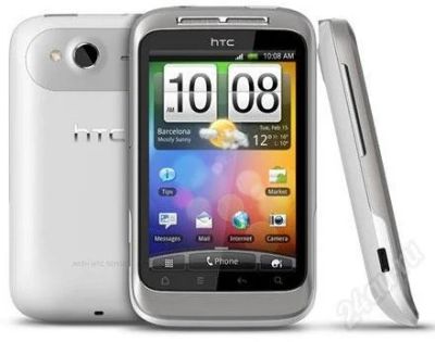 Лот: 1963486. Фото: 1. с 1рубля отличный HTC Wildfaer... Смартфоны