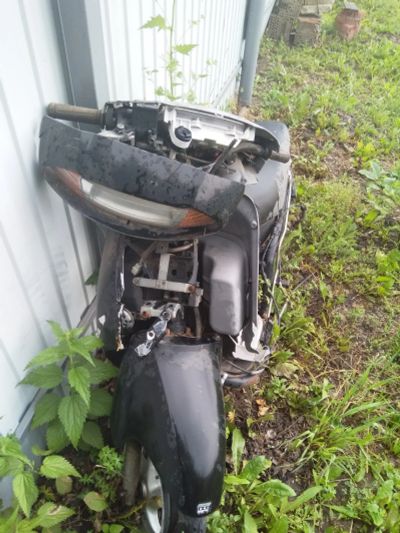 Лот: 14350701. Фото: 1. Остатки мопеда Honda Lead. Мотороллеры, мопеды