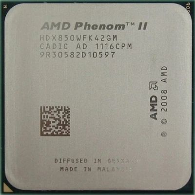 Лот: 11258902. Фото: 1. Процессор AMD Phenom II X4 850... Процессоры