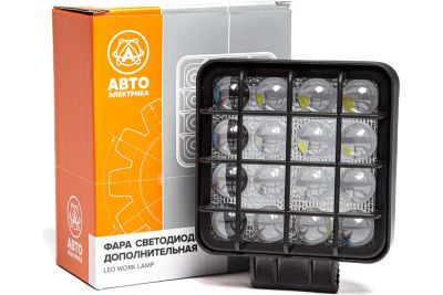 Лот: 22530454. Фото: 1. Фара п/т 16 диод LED (48s-16led-5dlens-HC... Оптика и освещение