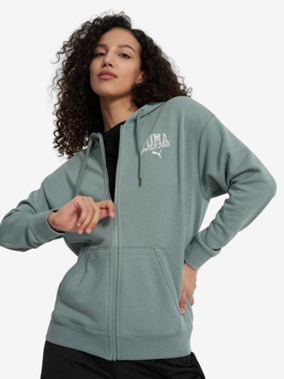 Лот: 24876138. Фото: 1. Толстовка женская PUMA Class... Легкие куртки, толстовки