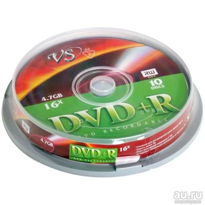 Лот: 16878500. Фото: 1. Диски VS DVD-R 4.7 Gb 16x Shrink... CD, DVD, BluRay