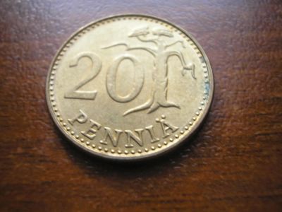 Лот: 8229804. Фото: 1. 20 пенни 1981 года. Финляндия. Европа