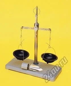 Лот: 5865363. Фото: 1. Весы учебные для сыпучих с гирями... Другое (учёба (школа, вуз))