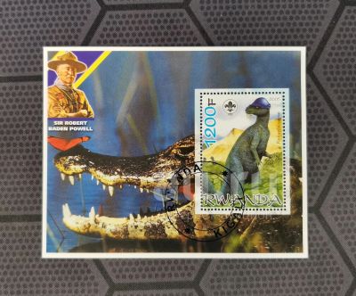 Лот: 23522394. Фото: 1. Марки: Руанда. 2005. Крокодил... Марки