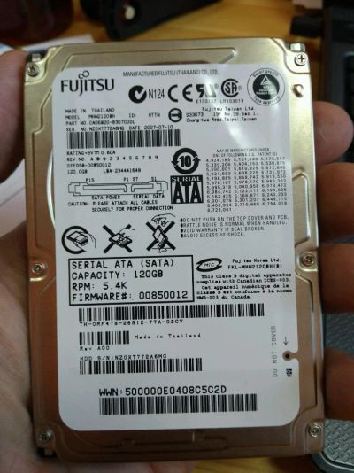 Лот: 9301076. Фото: 1. Жесткий диск 120 gb. Жёсткие диски (HDD)