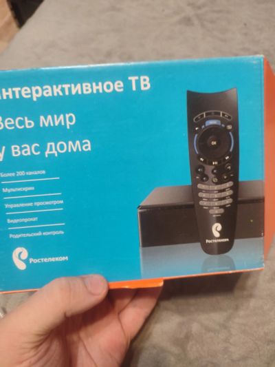 Лот: 19705925. Фото: 1. ТВ приставка Ростелеком. Цифровое, спутниковое ТВ