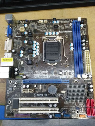 Лот: 12707847. Фото: 1. Asrock H55m-LE. Материнские платы