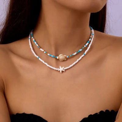 Лот: 25647568. Фото: 1. Белый чокер / колье из бисера... Колье