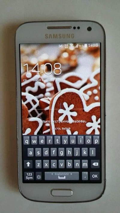 Лот: 6720181. Фото: 1. Samsung galaxy s4 mini белый. Смартфоны