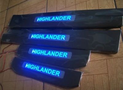 Лот: 5401497. Фото: 1. Накладки на пороги LED Highlander... Детали тюнинга