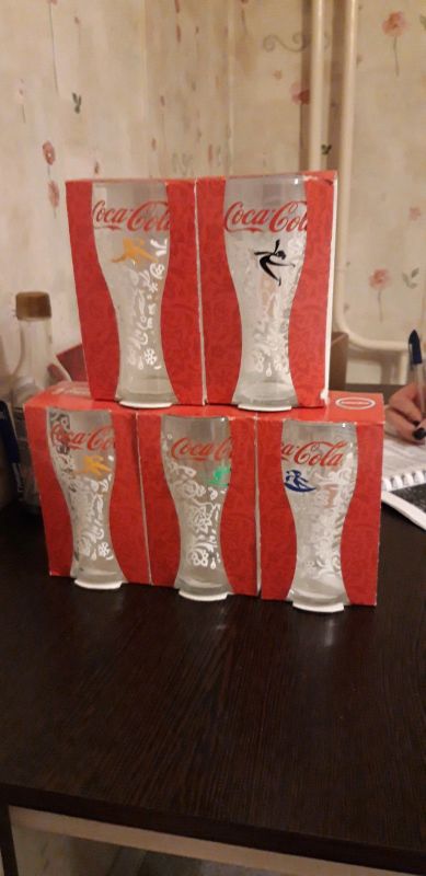 Лот: 15557275. Фото: 1. Стаканы Coca-cola Sochi 2014. Кружки, стаканы, бокалы