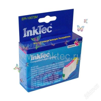 Лот: 2245478. Фото: 1. Картридж InkTec T0733 для Epson... Картриджи, расходные материалы