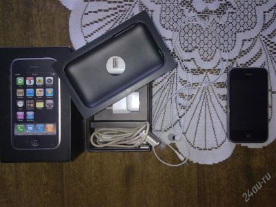 Лот: 1415141. Фото: 1. Apple Iphone 3G 16GB black(ориг... Кнопочные мобильные телефоны
