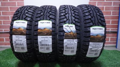 Лот: 23524124. Фото: 1. Зимняя резина 155/70 R-13 "Ikon... Шины