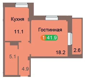 Лот: 7748229. Фото: 1. 1-комн. Ж/К "Глобус". Квартиры, студии