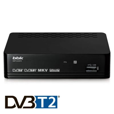 Лот: 3843989. Фото: 1. Новый цифровой DVB-T2 тюнер BBK... Цифровое, спутниковое ТВ
