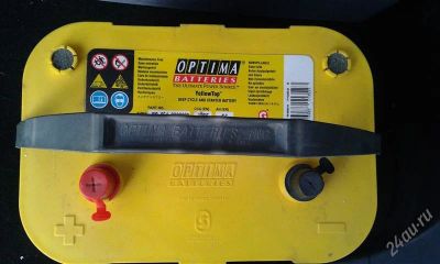 Лот: 2337501. Фото: 1. Optima yellow top 55а/ч Аккумулятор... Аккумуляторы