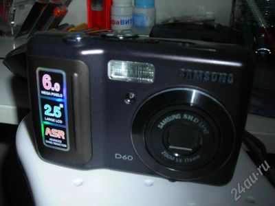 Лот: 210992. Фото: 1. ***Цифровой фотик Samsung D60... Цифровые компактные