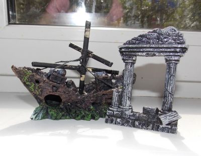 Лот: 4376052. Фото: 1. Кораблик и арка. Грунты, украшения, наполнения