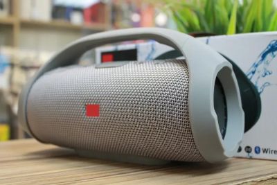 Лот: 17594859. Фото: 1. Boombox mini серый. Портативные, беспроводные колонки