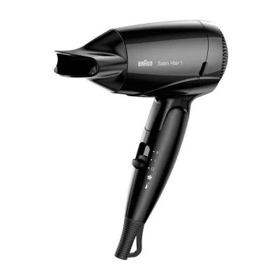 Лот: 25135774. Фото: 1. Фен Braun Satin Hair 1 HD130 Black. Укладка и стрижка волос, бритьё, эпиляция