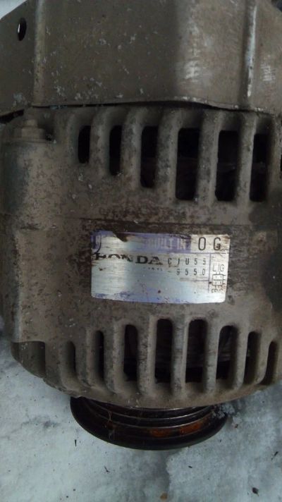 Лот: 15222893. Фото: 1. генератор honda b20b. Двигатель и элементы двигателя