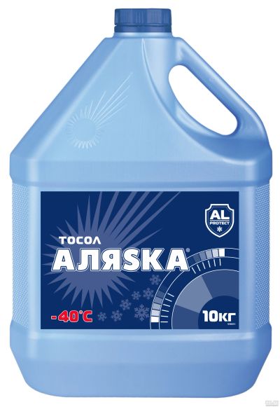 Лот: 18584582. Фото: 1. Тосол аляска а40 10кг 5066. Масла, жидкости