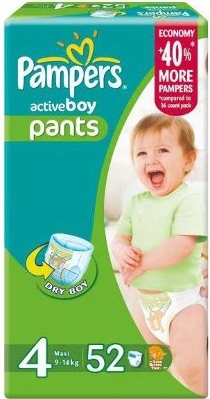 Лот: 3467371. Фото: 1. трусики pampers active boy, размер... Детская гигиена