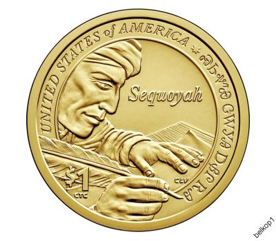 Лот: 8960089. Фото: 1. 1доллар, Сакагавея - Индианка... Америка