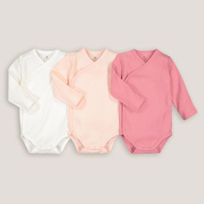 Лот: 24245752. Фото: 1. Комплект из трех боди из LaRedoute. Ползунки, распашонки, слипы