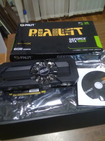 Лот: 15398843. Фото: 1. Gtx 1060 6 gb Palit. Видеокарты
