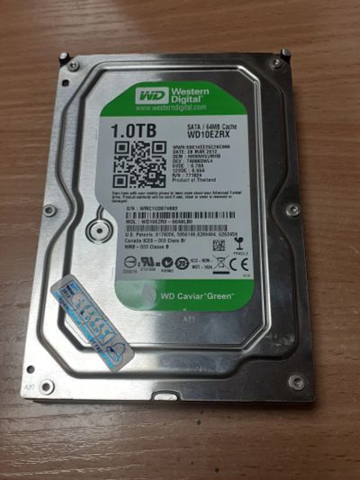 Лот: 24421731. Фото: 1. HDD 1TB WD (жесткий диск SATA... Жёсткие диски (HDD)