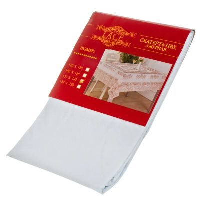 Лот: 24118632. Фото: 1. Скатерть 137х183 см, Лейс, белая... Скатерти, салфетки