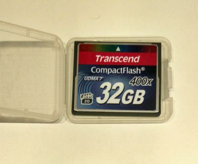 Лот: 8637983. Фото: 1. Compact Flash 32 Gb Transcend. Карты памяти