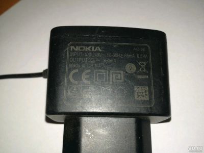 Лот: 10025232. Фото: 1. Блок питания nokia / зарядное. Зарядные устройства, блоки питания для бытовой техники