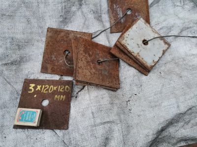 Лот: 14466348. Фото: 1. Лист, пластина, стальная 3 х 120... Крепёж
