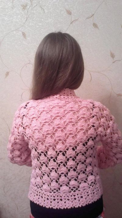 Лот: 3734781. Фото: 1. Ажурное болеро на девочку, НОВОЕ... Готовые изделия
