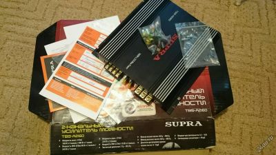 Лот: 5833795. Фото: 1. Усилитель Supra TBS-A2160. Усилители