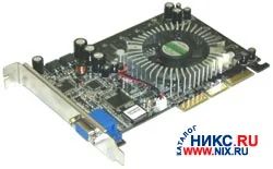 Лот: 5032428. Фото: 1. 128Mb AGP DDR (GeForce4 Ti-4200-8X... Видеокарты
