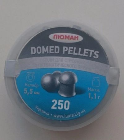 Лот: 8072819. Фото: 1. Пули "Люман" Domed Pellets 1,1... Аксессуары, запчасти