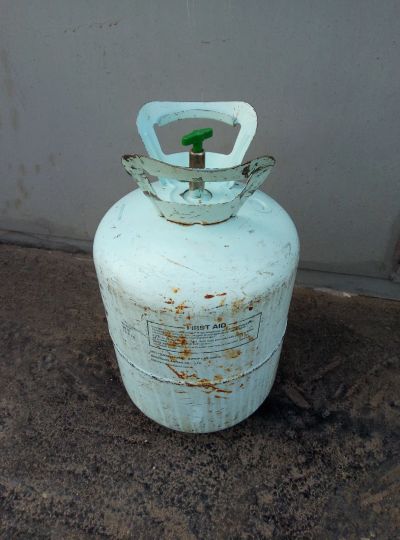 Лот: 25521482. Фото: 1. Баллон из под хладона. Баллоны, газ в баллонах