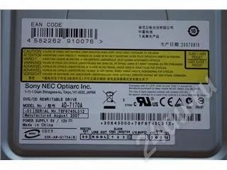 Лот: 330575. Фото: 1. DVD+/-RW NEC AD-7170A IDE. Приводы CD, DVD, BR, FDD