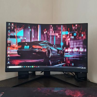 Лот: 20283986. Фото: 1. MSI 165 Герц изогнутый. ЖК-мониторы