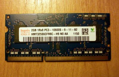 Лот: 11510817. Фото: 1. Оперативная память DDR3 2Gb Hynix... Оперативная память