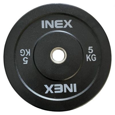 Лот: 22368509. Фото: 1. Бампированный диск 5кг Inex Hi-Temp... Штанги, блины