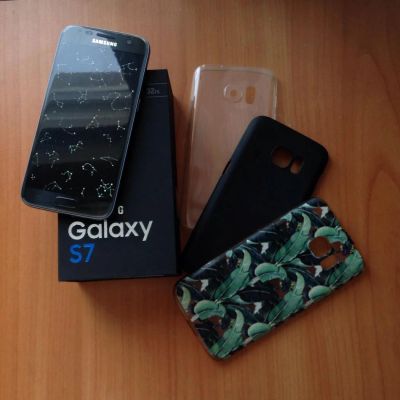 Лот: 8867595. Фото: 1. Samsung Galaxy S7 32Gb black onyx... Смартфоны